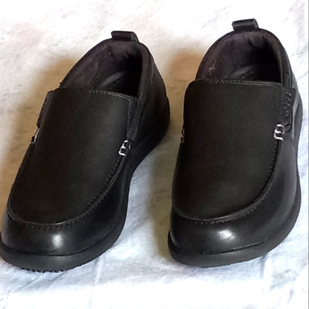 CROCS Black Slip on Loafers Shoes